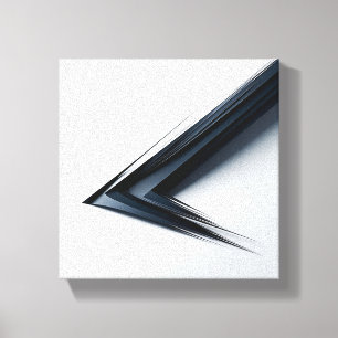 Modernes minimalistisches abstraktes scharfes Vekt Leinwanddruck