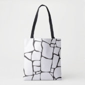 Modernes minimalistisches abstraktes Steinmuster Tasche (Vorderseite)