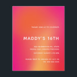 Modernes Minimalistisches Abstraktes Sweet 16 Invi Flyer<br><div class="desc">Kann vollständig an Ihre Bedürfnisse angepasst werden,  um Ihren Anzug zu erfüllen. © Gorjo Designs. Made for you via Zazzle Plattform. // Benötigen Sie Hilfe bei der Anpassung Ihres Designs? Andere Ideen got? Kontaktieren Sie mich (Zoe) direkt.</div>