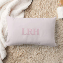Modernes minimalistisches Anfangs-Rosé-Monogramm 