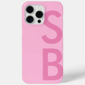 Modernes Minimalistisches Anfangsmonogramm Case-Mate iPhone Hülle (Rückseite)