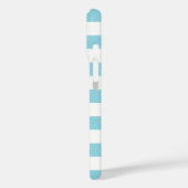 Modernes Minimalistisches Anfangsmonogramm Case-Mate iPhone Hülle (Rückseite / Links)