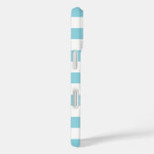 Modernes Minimalistisches Anfangsmonogramm Case-Mate iPhone Hülle (Rückseite / Rechts)