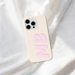 Modernes Minimalistisches Anfangsmonogramm Case-Mate iPhone Hülle