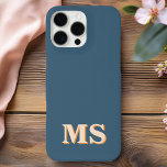 Modernes Minimalistisches Anfangsmonogramm iPhone 16 Pro Max Hülle<br><div class="desc">Erstellen Sie Ihren eigenen personalisierten iPhone Case mit individuellem Anfangsnamen in moderner minimalistischer Typografie. Erhältlich in verschiedenen Farben und Stilen.</div>