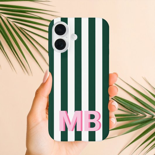 Modernes Minimalistisches Anfangsmonogramm Case-Mate iPhone Hülle