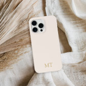 Modernes Minimalistisches Anfangsmonogramm Case-Mate iPhone Hülle
