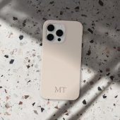 Modernes Minimalistisches Anfangsmonogramm Case-Mate iPhone Hülle
