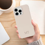 Modernes Minimalistisches Anfangsmonogramm Case-Mate iPhone Hülle<br><div class="desc">Minimalistisches,  modernes Monogram Phone Case. Erstellen Sie Ihren eigenen personalisierten iPhone Case mit individuellem Anfangsnamen.</div>