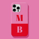 Modernes Minimalistisches Anfangsmonogramm Case-Mate iPhone Hülle<br><div class="desc">Modernes Monogram Phone Case. Erstellen Sie Ihren eigenen personalisierten iPhone Case mit individuellem Anfangsnamen.</div>