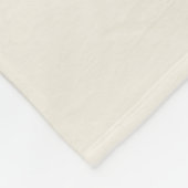 Modernes Minimalistisches Anfangsmonogramm Fleecedecke (Ecke)