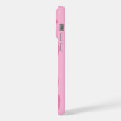 Modernes Minimalistisches Anfangsmonogramm iPhone Hülle (Linke Seite)
