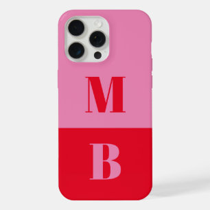Modernes minimalistisches Anfangsmonogramm iPhone 15 Pro Max Hülle