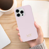 Modernes Minimalistisches Anfangsmonogramm iPhone Hülle