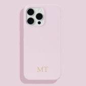 Modernes Minimalistisches Anfangsmonogramm iPhone Hülle
