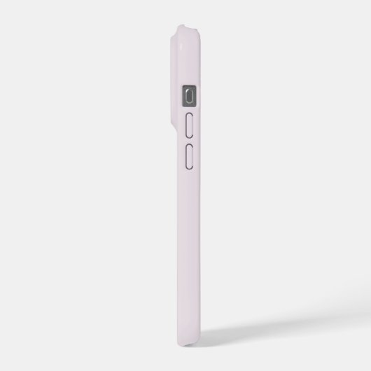 Modernes Minimalistisches Anfangsrosa Monogramm iPhone Hülle (Linke Seite)