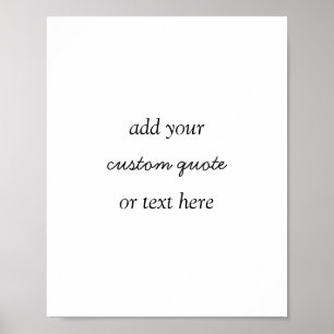 Modernes Minimalistisches Angebot Poster
