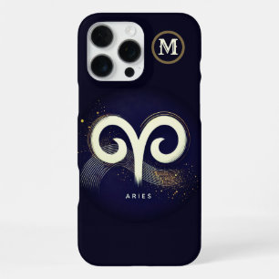 Modernes minimalistisches Aries-Symbol iPhone 16 Pro Max Hülle