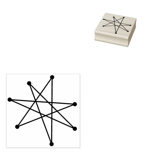 Modernes Minimalistisches Atomprogramm der Sternex Gummistempel (Stempel)