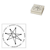 Modernes Minimalistisches Atomprogramm der Sternex Gummistempel (Stempel)
