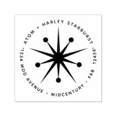 Modernes Minimalistisches Atomprogramm der Sternex Permastempel (Design)