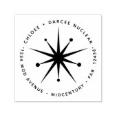 Modernes Minimalistisches Atomprogramm der Sternex Permastempel (Design)