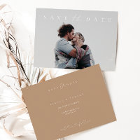 Modernes Minimalistisches Bale Taupe Foto Save the