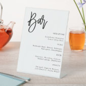 Modernes Minimalistisches Bar für einfache Skripte Sockelschild (In Situ)