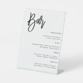 Modernes Minimalistisches Bar für einfache Skripte Sockelschild (Vorderseite)