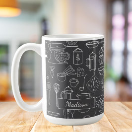 Modernes Minimalistisches Bauernhaus Küche Geschir Kaffeetasse