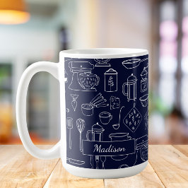 Modernes Minimalistisches Bauernhaus Küche Geschir Kaffeetasse