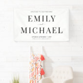 Modernes Minimalistisches Begrüßungsbanner Banner (Insitu)