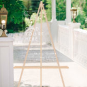 Modernes Minimalistisches Begrüßungszeichen Acrylschild