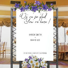 Modernes Minimalistisches Begrüßungszeichen Poster