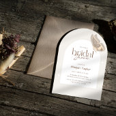 Modernes Minimalistisches Beige-Schmetterling-Brau Einladung