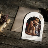 Modernes Minimalistisches Beige-Schmetterling-Brau Einladung