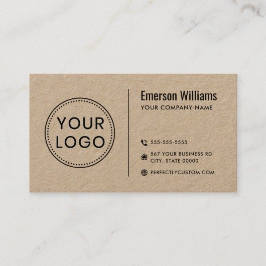 Modernes, minimalistisches, benutzerdefiniertes Kr Visitenkarte (Vorderseite)