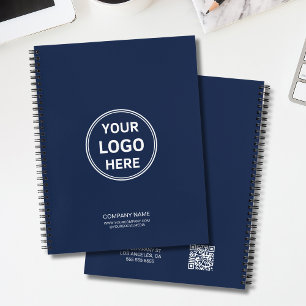 Modernes Minimalistisches Benutzerdefiniertes Logo Notizblock