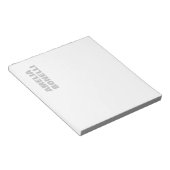 Modernes, Minimalistisches Beruflich Notizblock (angewinkelt)