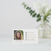 Modernes Minimalistisches Beruflich Visitenkarte (Stehend Vorderseite)