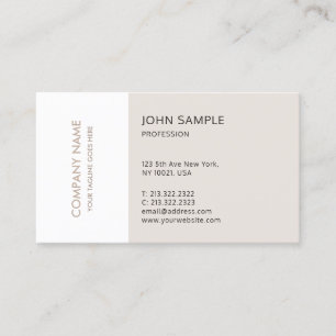 Modernes Minimalistisches Berufliches Design Visitenkarte