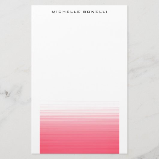 Modernes Minimalistisches Berufliches Einfaches Briefpapier (Vorderseite)