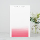 Modernes Minimalistisches Berufliches Einfaches Briefpapier (Stehend Vorderseite)