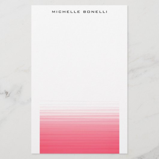 Modernes Minimalistisches Berufliches Einfaches Briefpapier (Vorderseite)