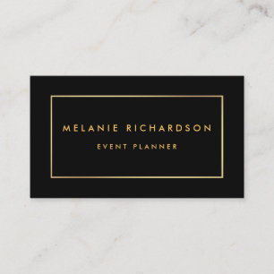 Modernes Minimalistisches Berufliches Elegantes Go Visitenkarte