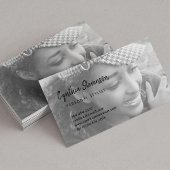 Modernes, minimalistisches berufliches Foto Visitenkarte