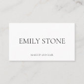 Modernes Minimalistisches Berufliches Foto Visitenkarte (Vorderseite)