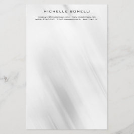 Modernes Minimalistisches Berufliches Graudesign Briefpapier