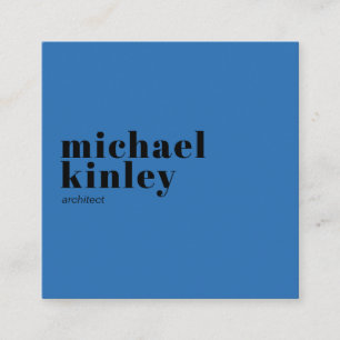 Modernes, minimalistisches berufliches Netzwerk Quadratische Visitenkarte