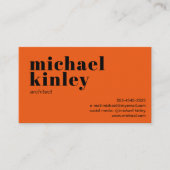 Modernes, minimalistisches berufliches Netzwerk Visitenkarte (Vorderseite)